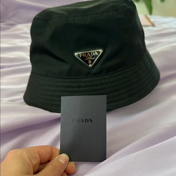 Prada Black Bucket Hat - Picture 3 of 7